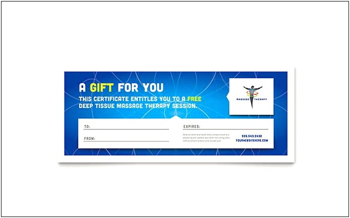 Spa Gift Certificate Template Free Download Microsoft Word