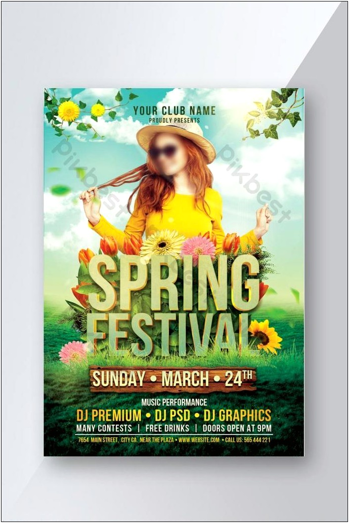 Spring Flyer Template Word Free Microsoft Free Download