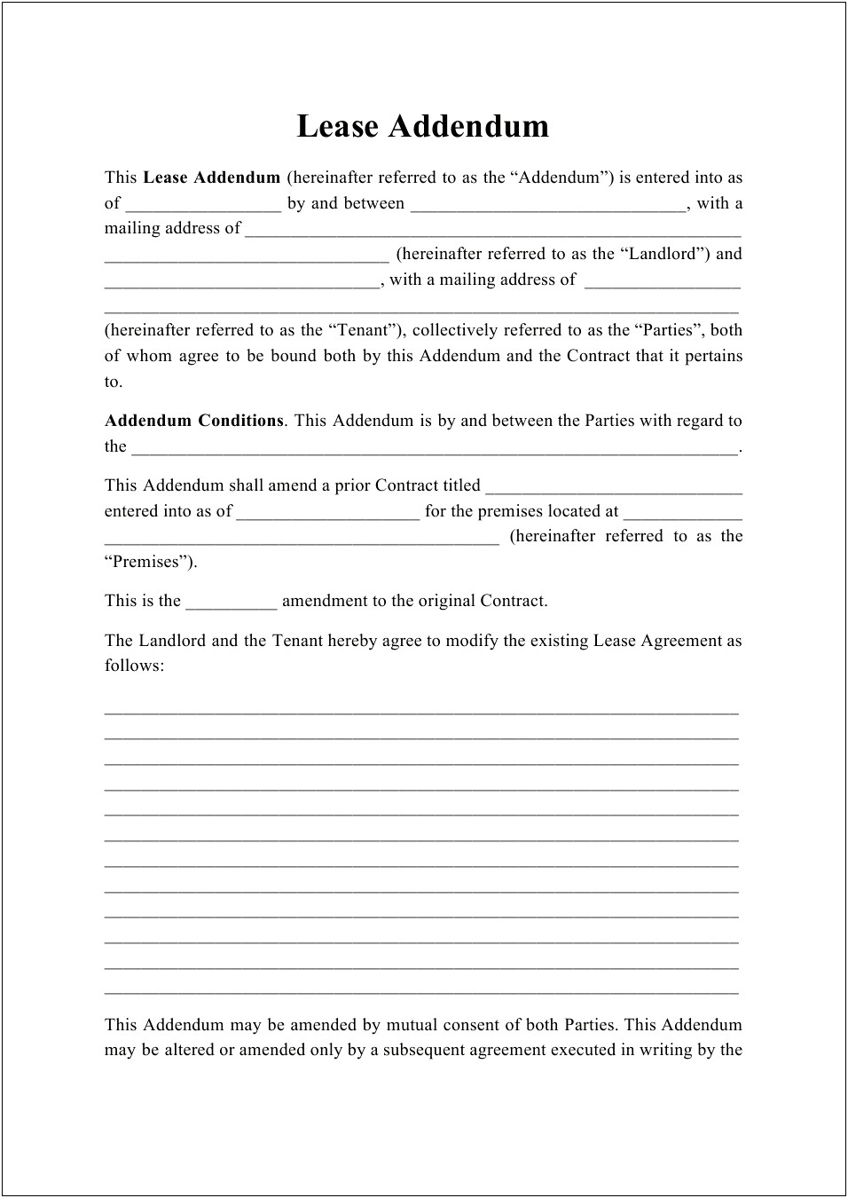 Standard Lease Agreement Template Free South Africa