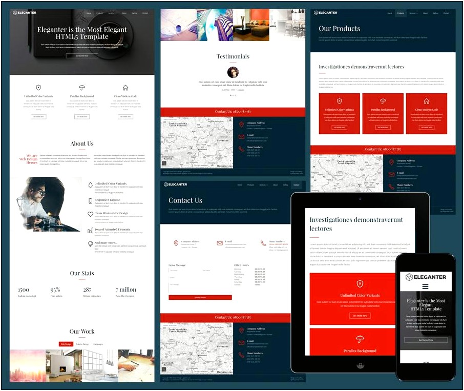 Static Web Page Template Free Download