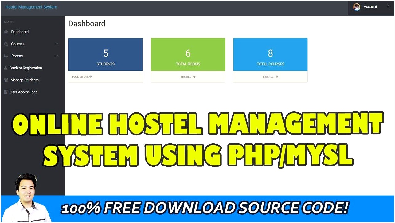 Student Management System Html Template Free Download