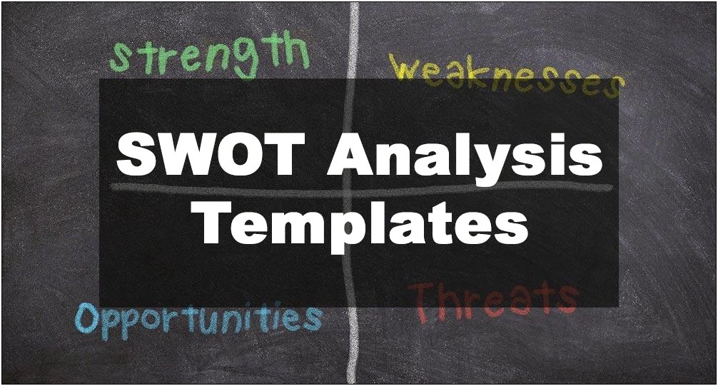 Swot Analysis Template Free Download Word