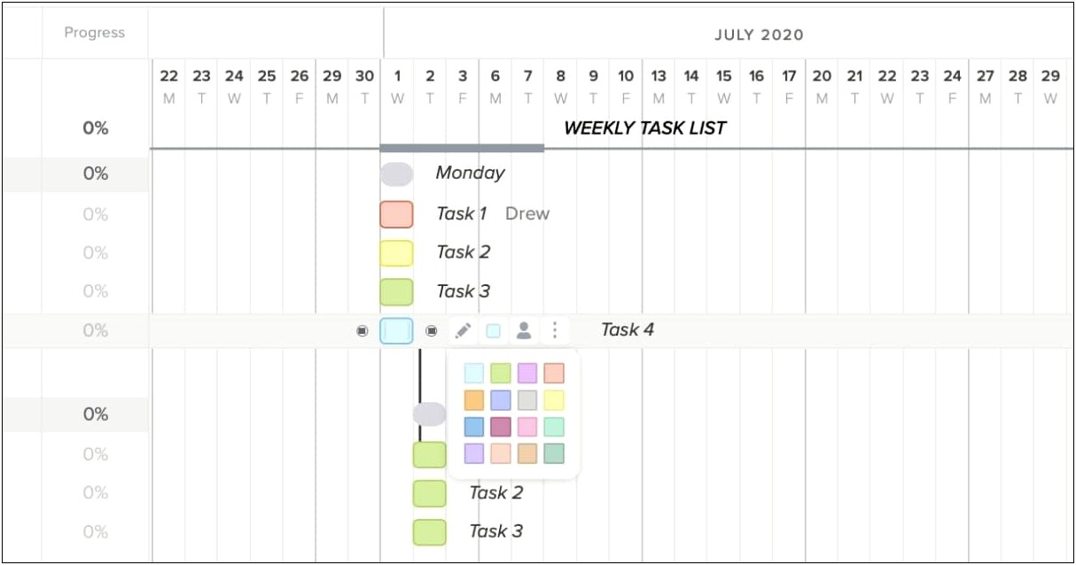 Task Tracking Template Excel Free Download