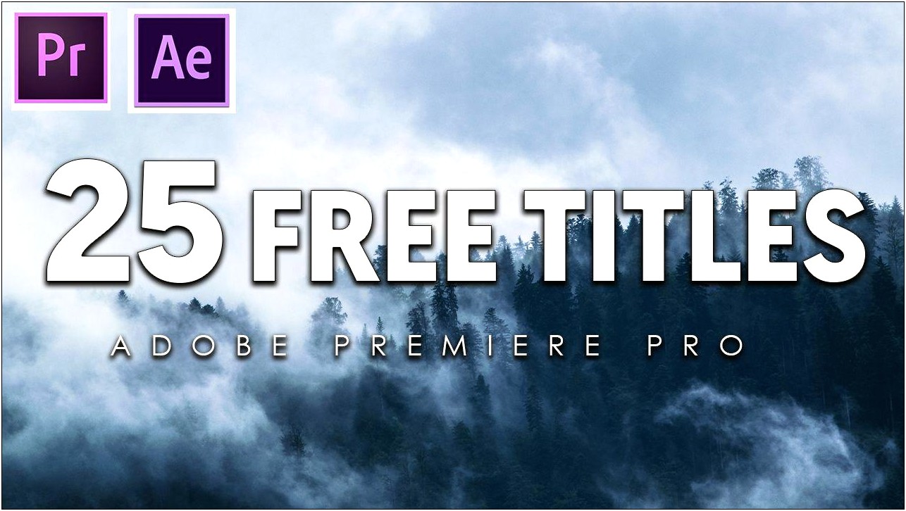 Text Animation Premiere Pro Templates Free