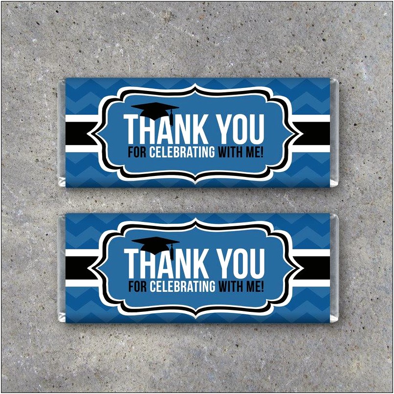 Thank You Candy Wrapper Template Free