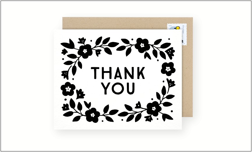Thank You Card Template Download Free