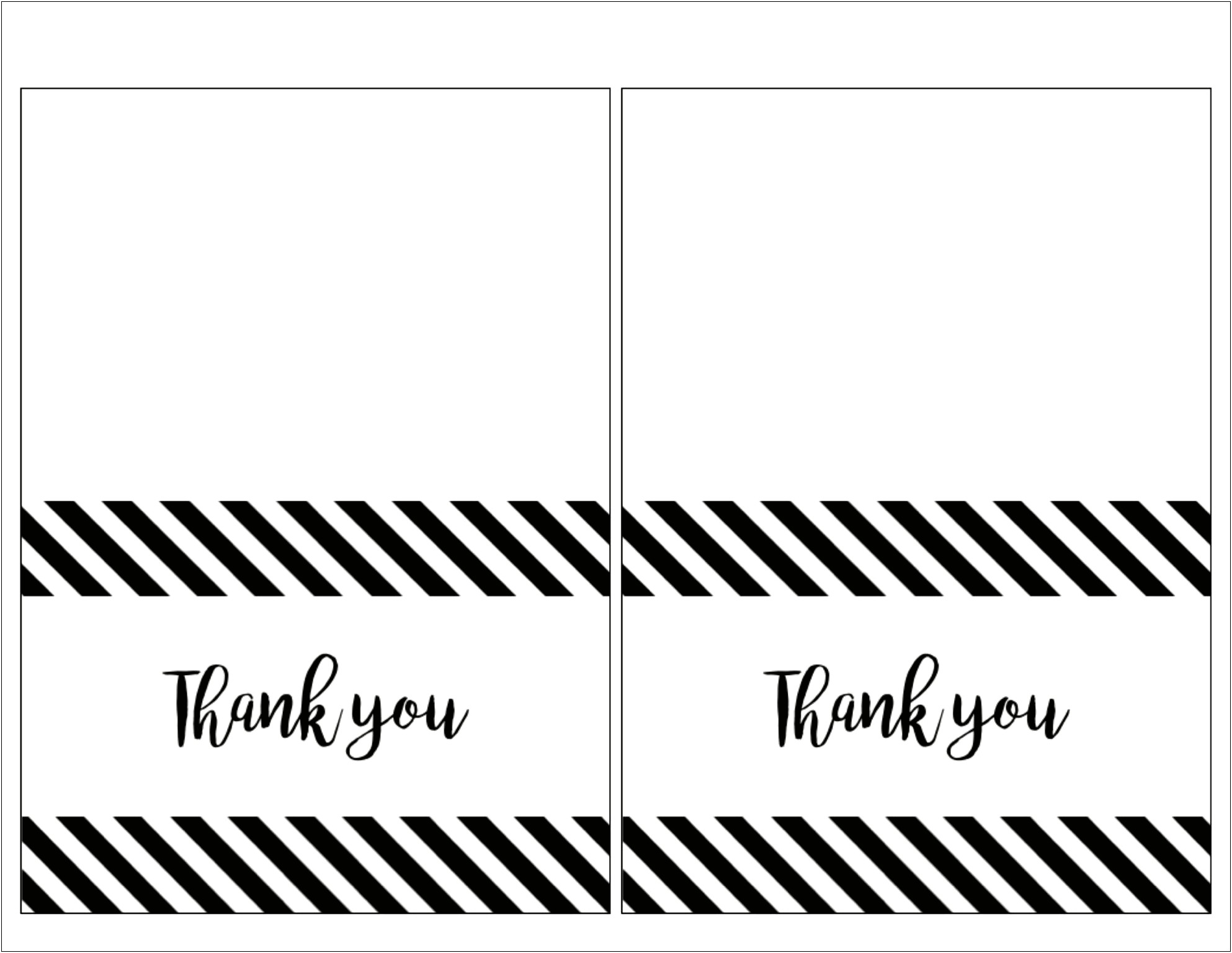Thank You Card Template Free Download