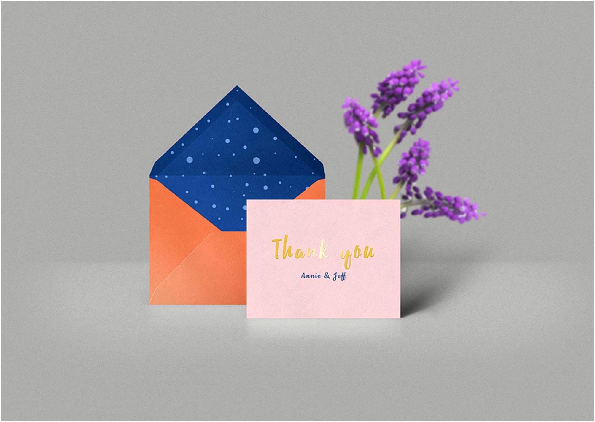 Thank You Card Template Psd Free Download