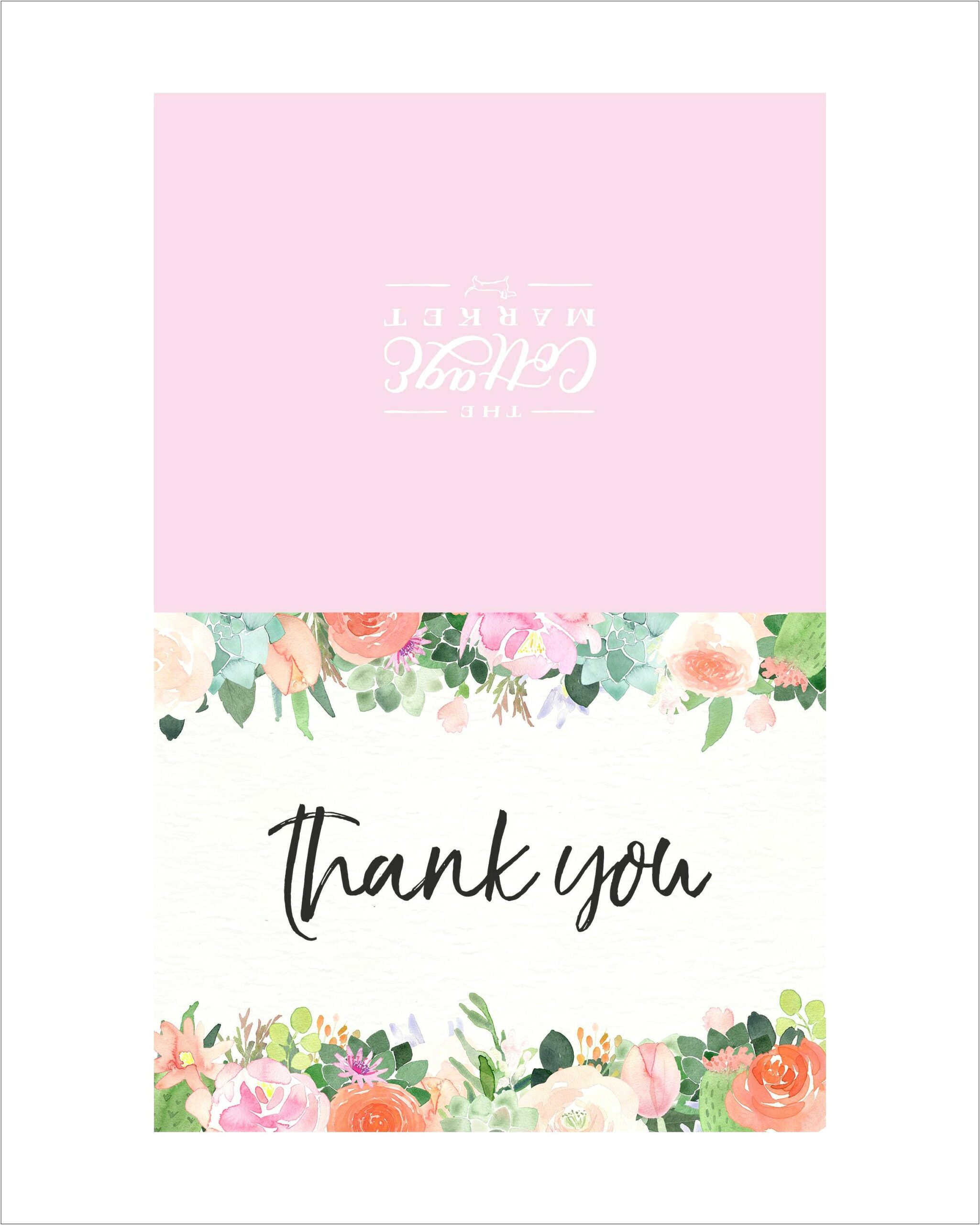 Thank You Card Templates For Free