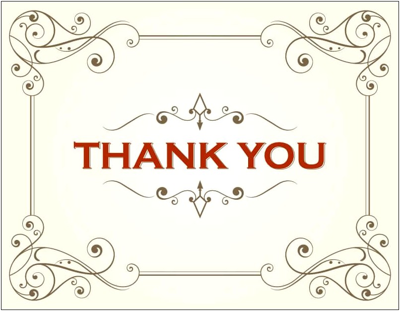 Thank You Cards Free Online Templates