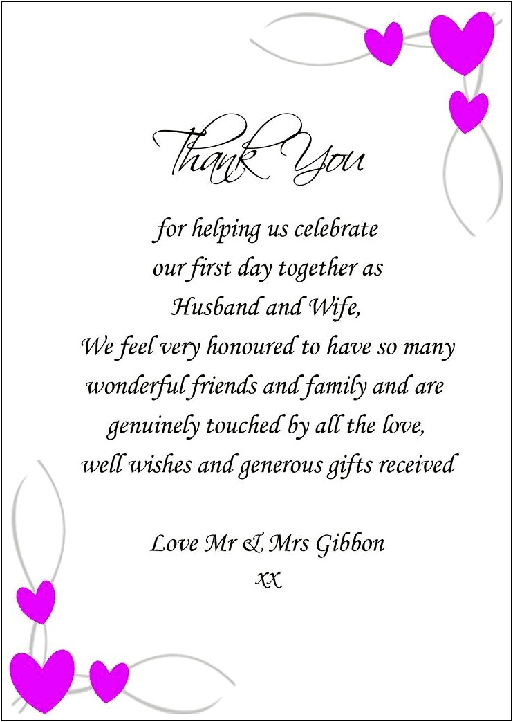 Thank You Quotes For Wedding Invitation