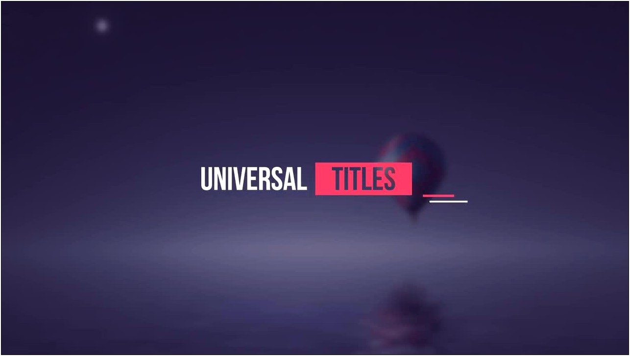 Titles Pack Premiere Pro Templates Free Download