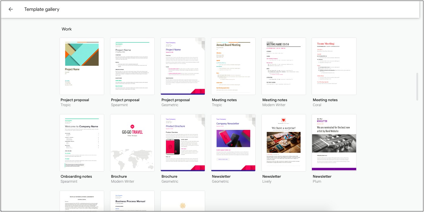 Tri Fold Brochure Template Google Docs Free