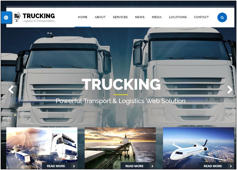Trucking Transportation & Logistics Html Template Free Download