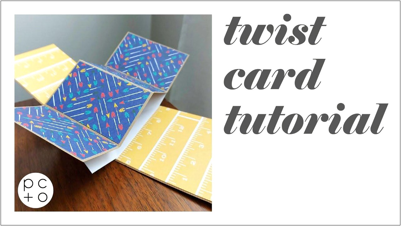 Twist And Pop Card Template Free