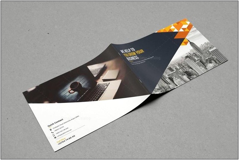 Two Fold Brochure Template Free Download