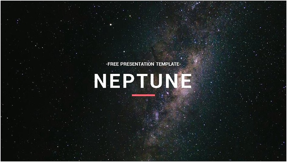 Universe Creative Powerpoint Template Free Download