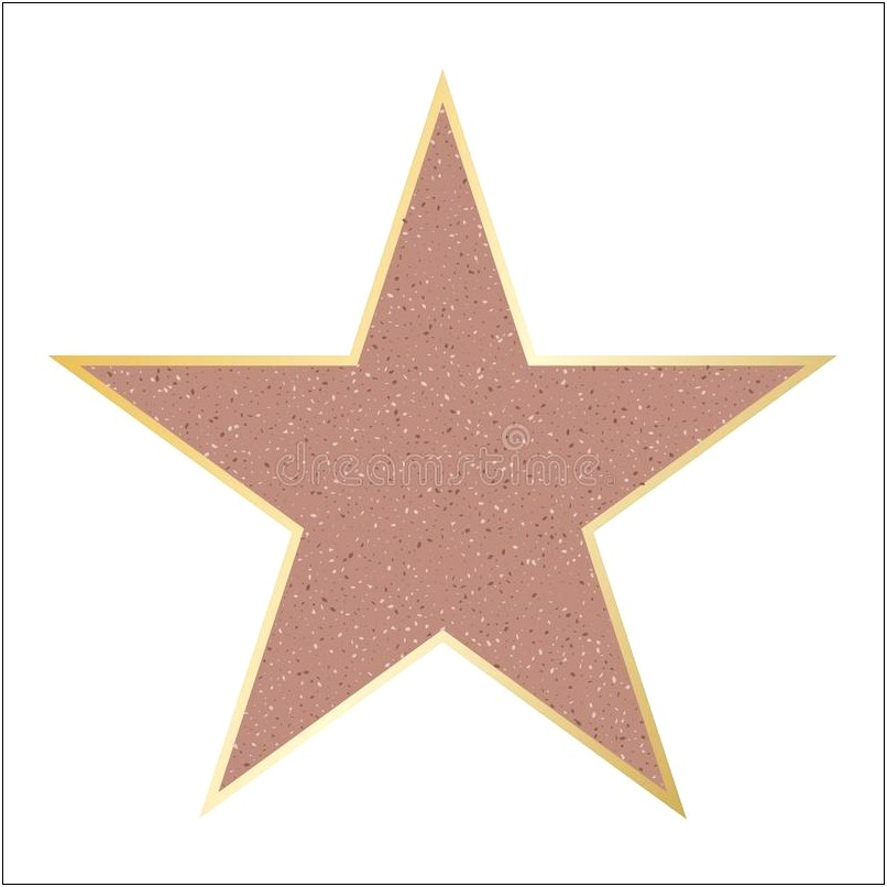 Walk Of Fame Star Template Free