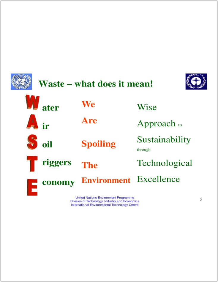 Waste Management Powerpoint Templates Free Download