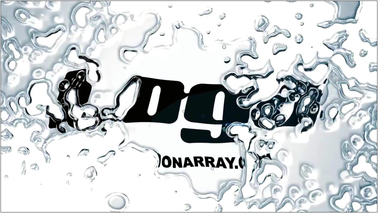 Water Splash After Effects Template Free Download