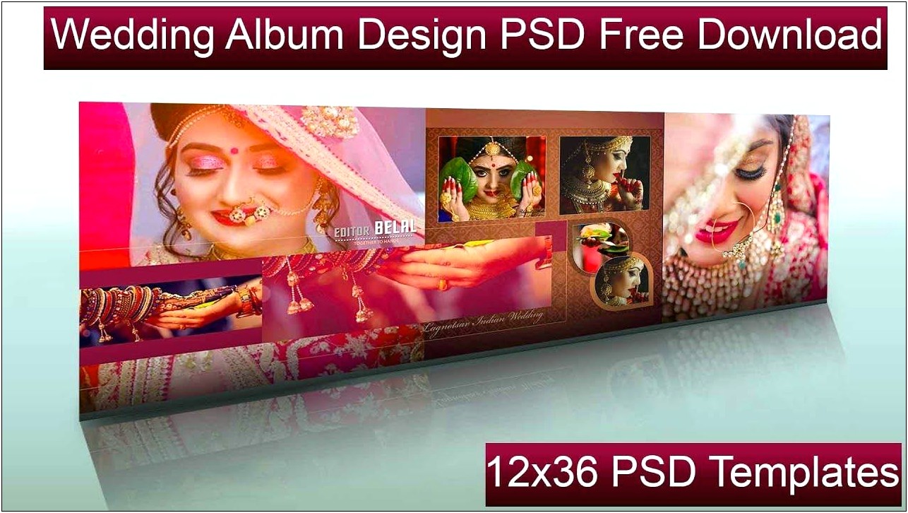 Wedding Album Design Templates Free Download Photoshop Psd