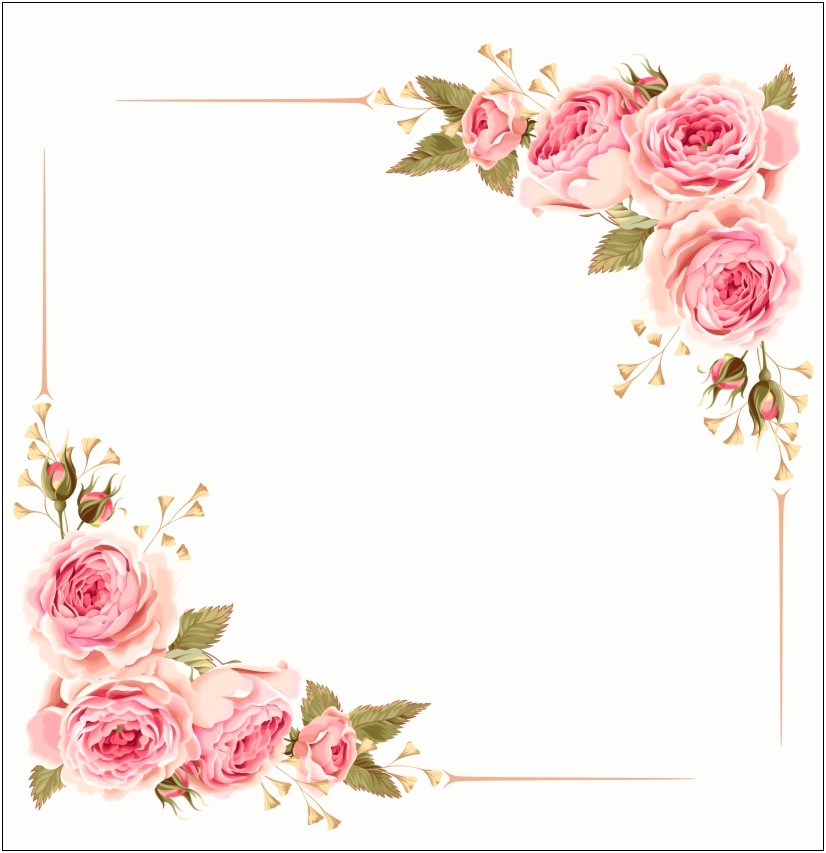 Wedding Invitation Borders And Frames Free Download Png