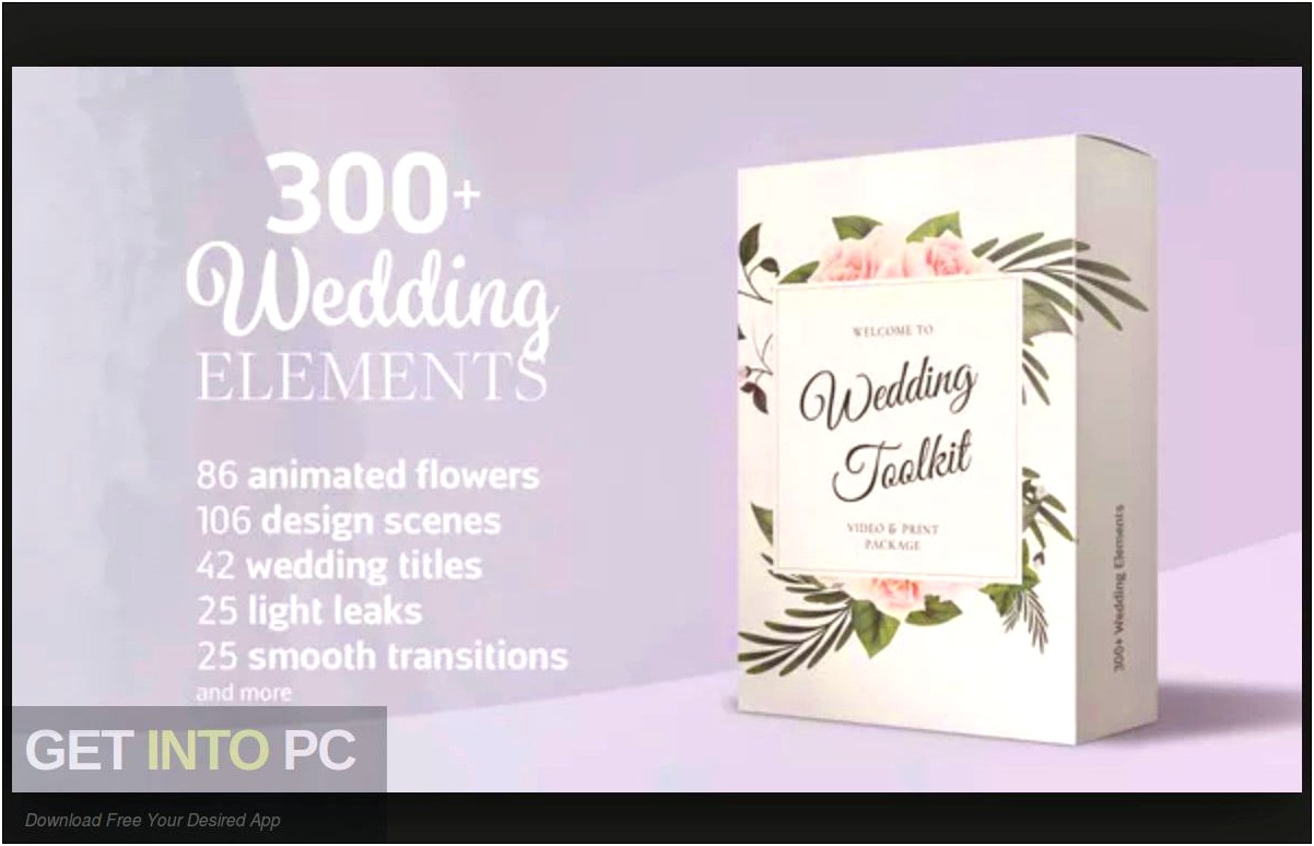 Wedding Invitation Box After Effects Template Free Download