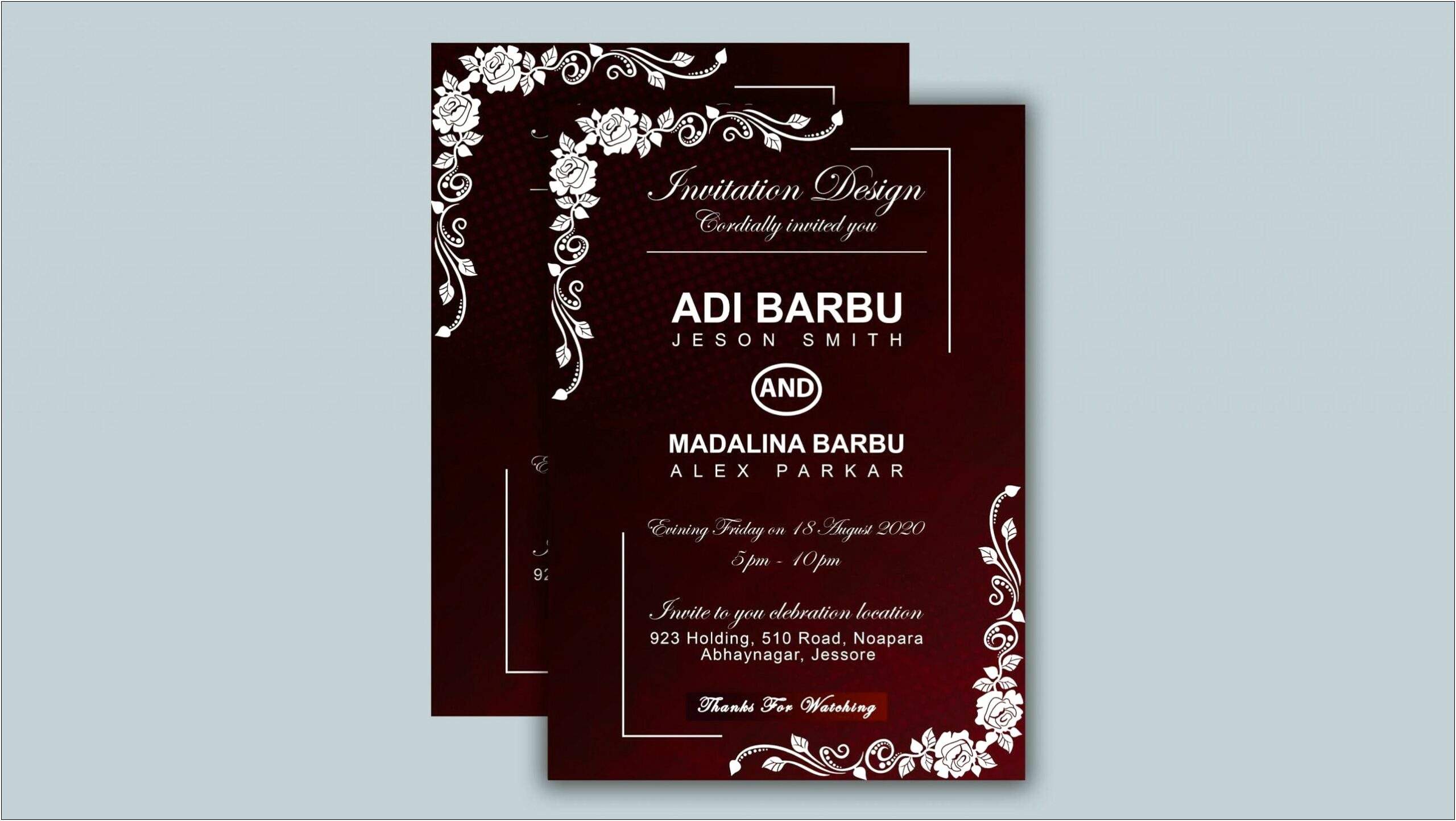 Wedding Invitation Card Images Free Download