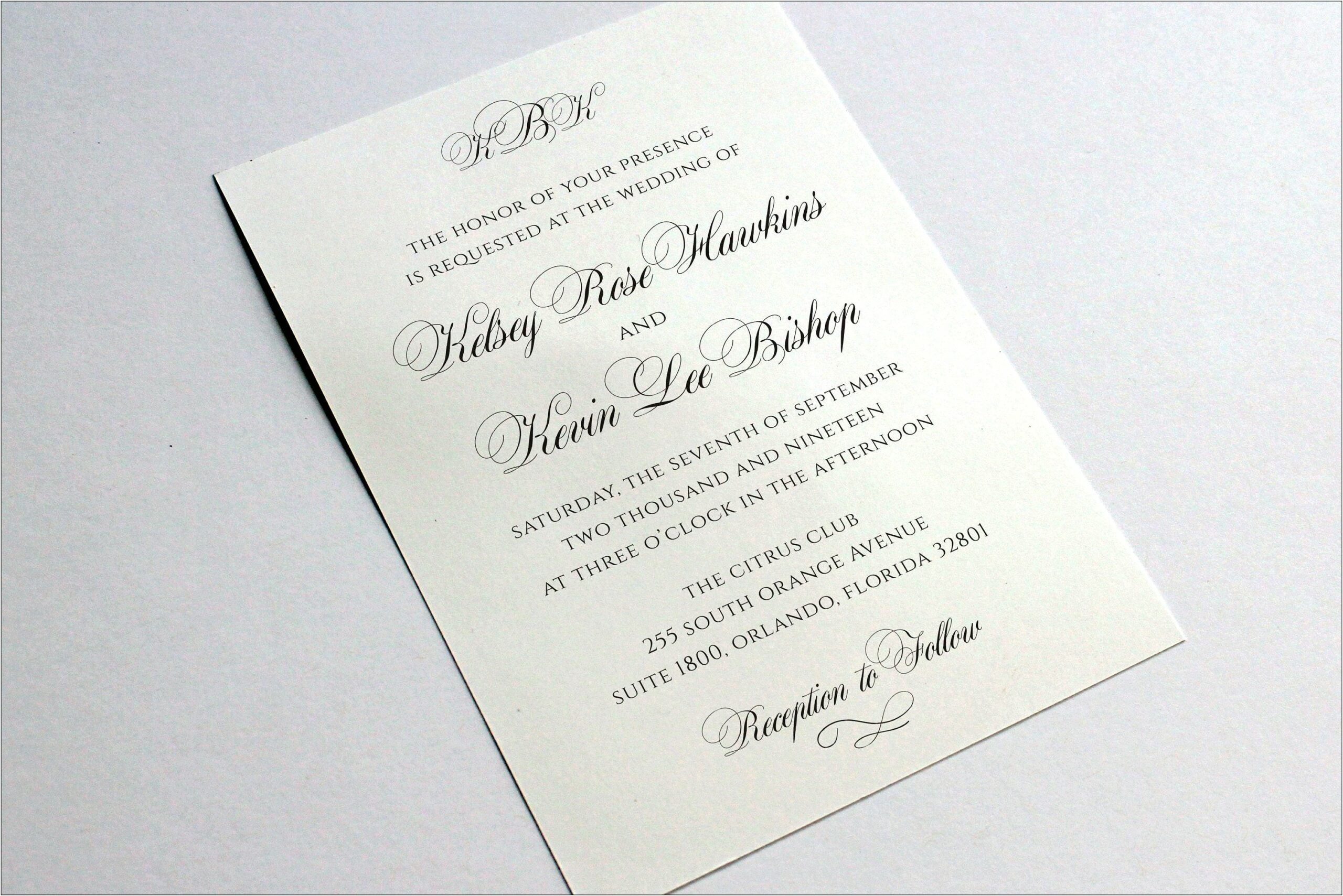 Wedding Invitation Fonts On Microsoft Word