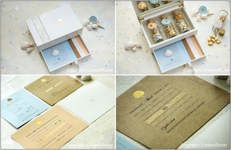 Wedding Invitation In A Box Diy