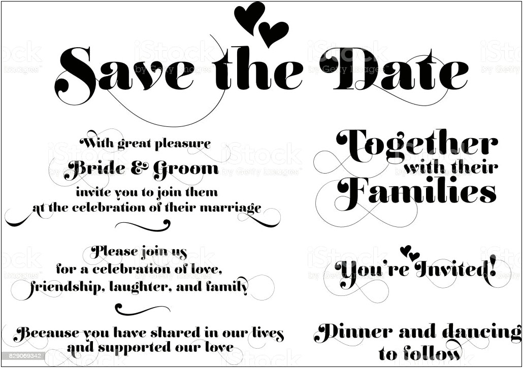 Wedding Invitation Wording Because You Have Shared