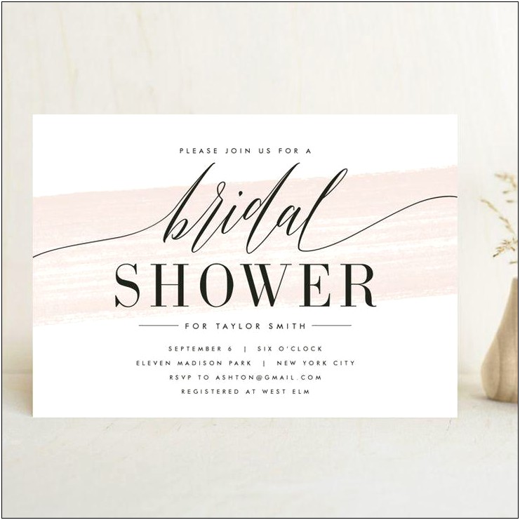 Wedding Shower Invite Wording For Work