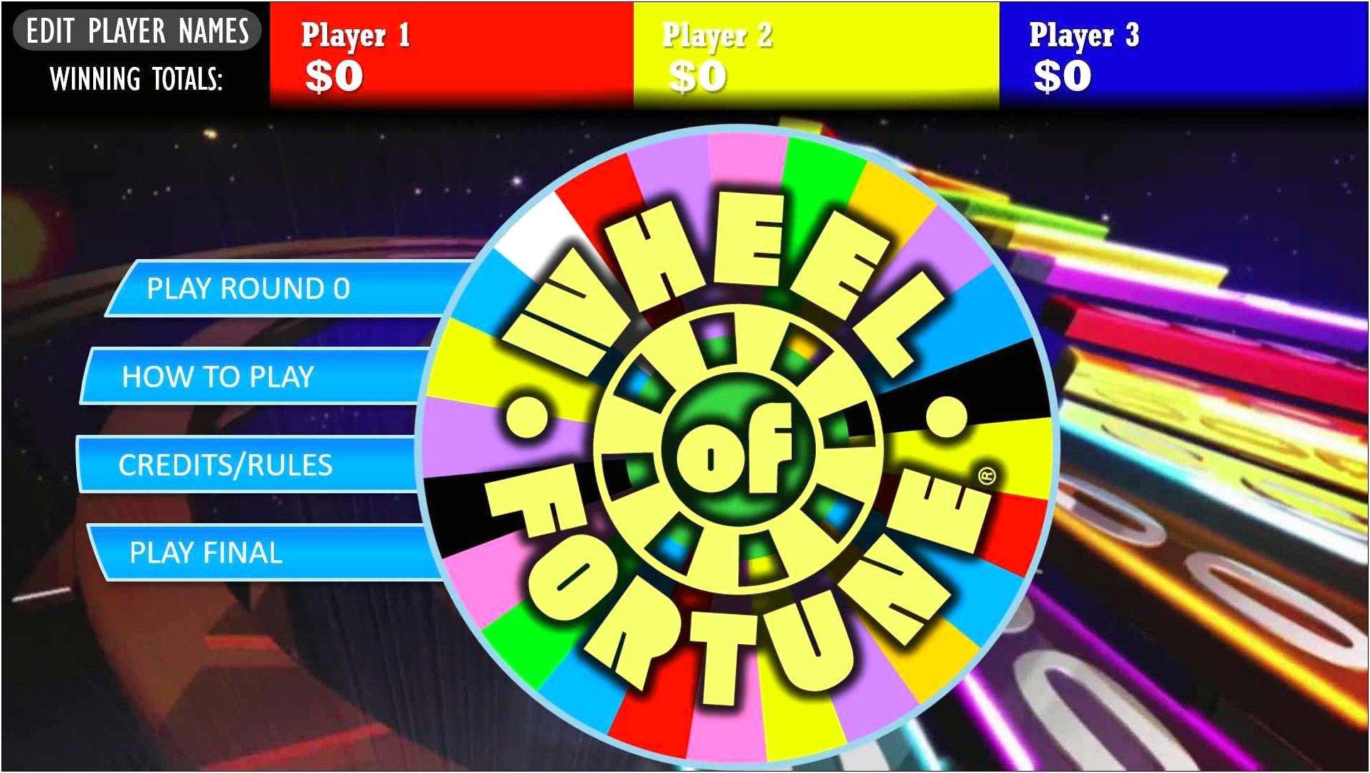 Wheel Of Fortune Powerpoint Template Free Download
