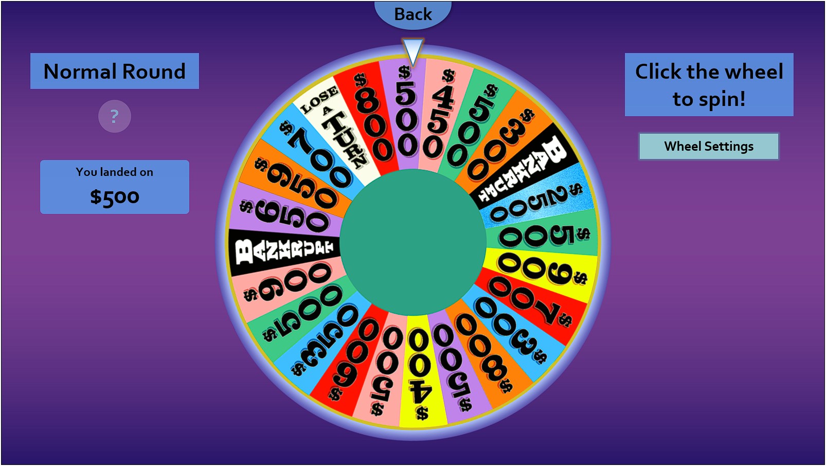 Wheel Of Fortune Template Google Slides Free