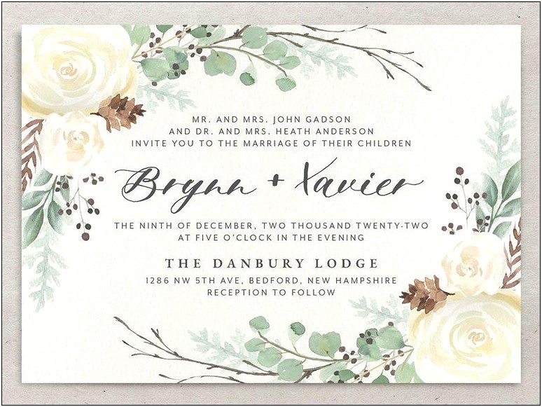 Woman Or Man Name First On Wedding Invitation