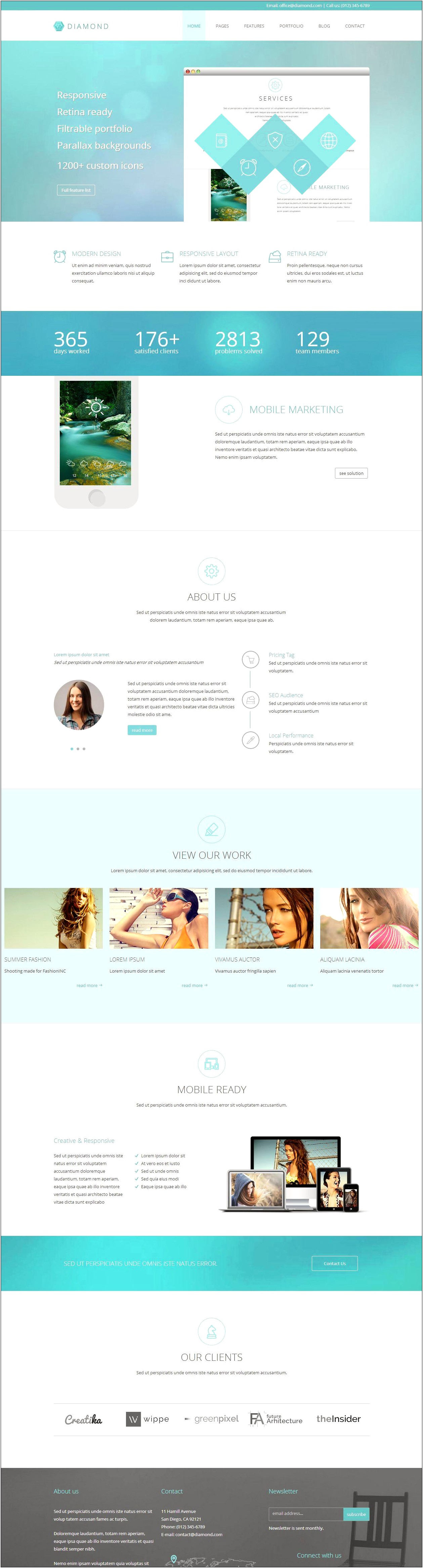 Xen Creative Agency Html5 Template Free Download