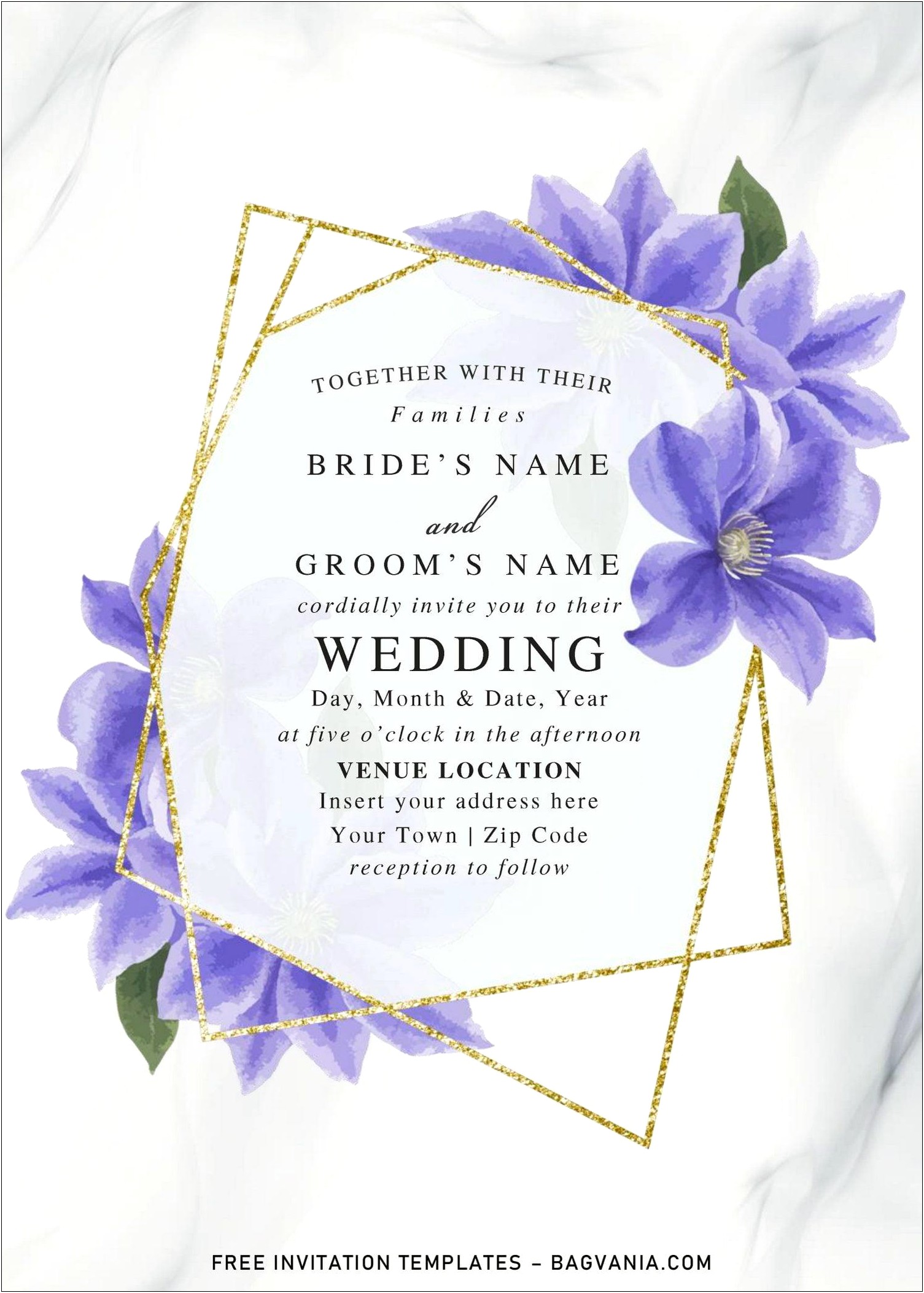 You Are Cordially Invited Template Free