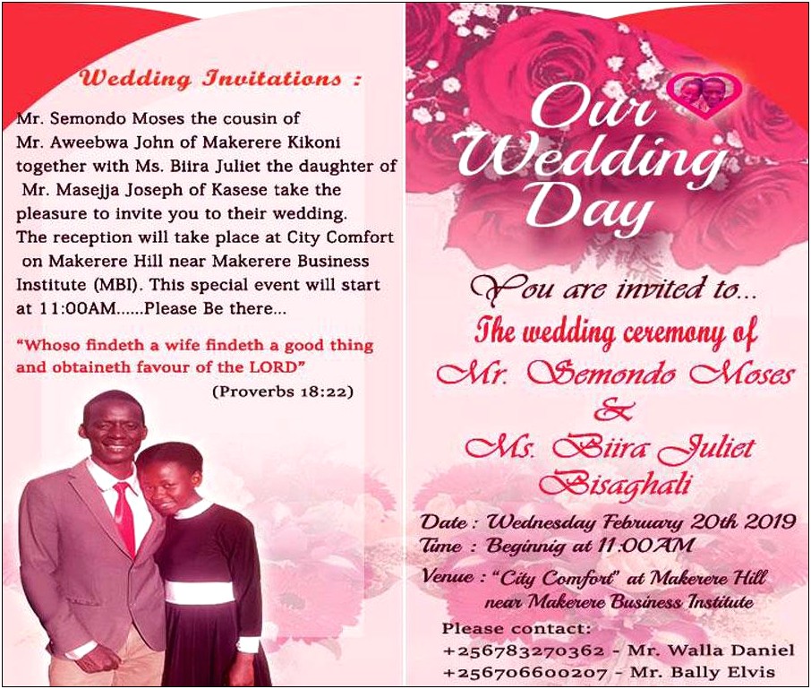 You Are Invited To The Wedding Ceremony