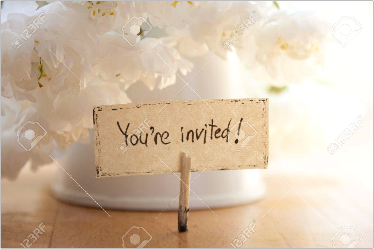 You Are Invited To The Wedding Of