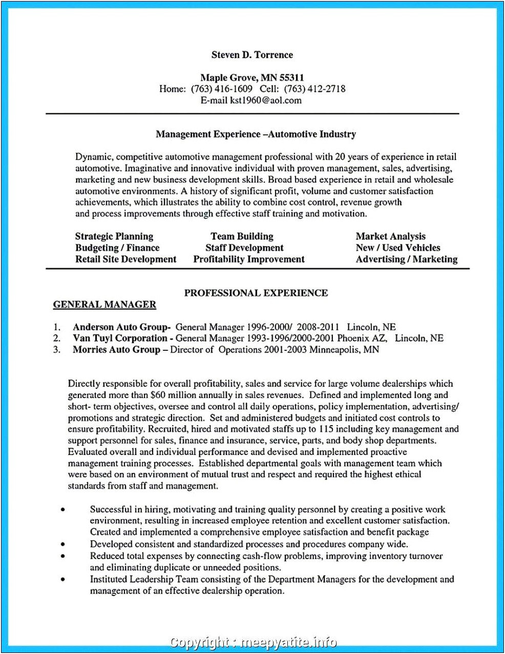20 Supervisor Job Description For Resume