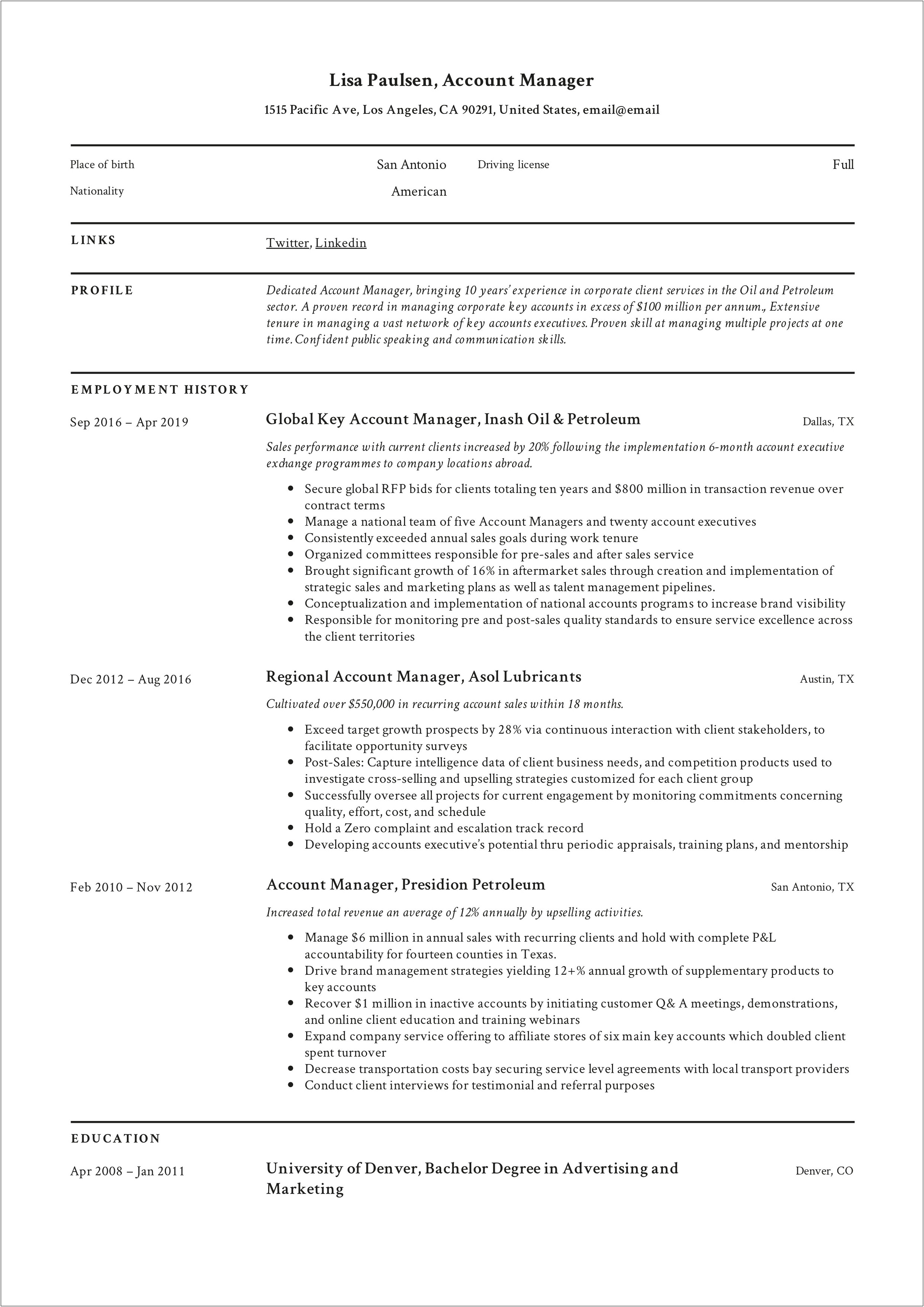 2019 Customer Service Manager Resume Objective