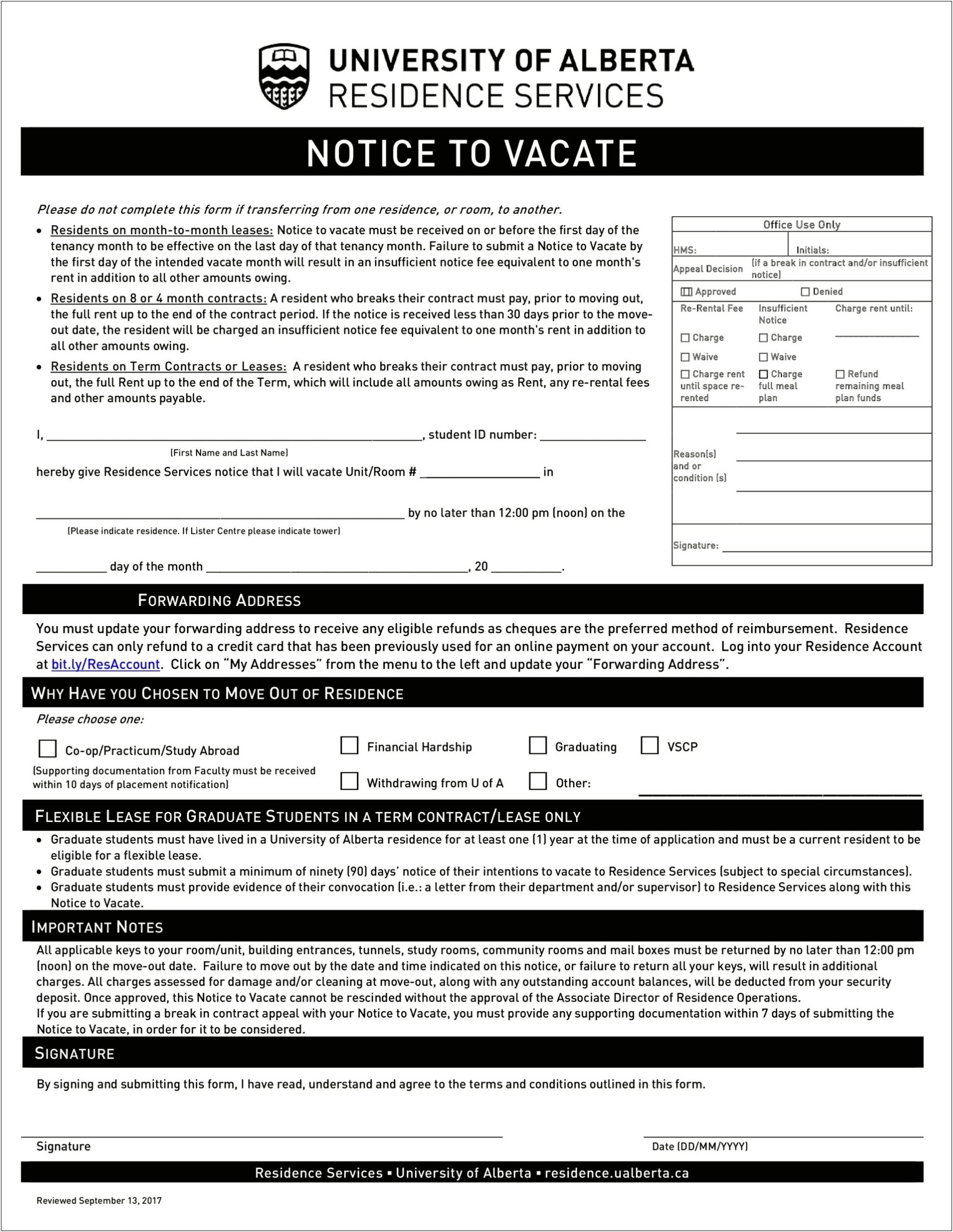60 Day Notice Letter To Landlord Template Download