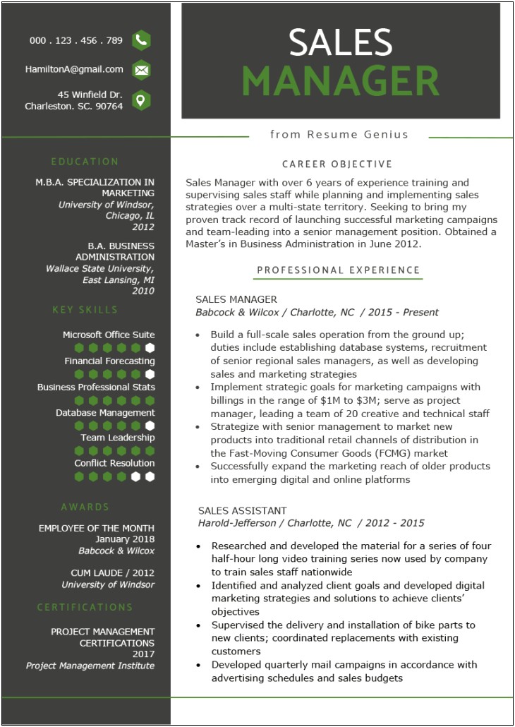 A Good Business Administration Resume Objective