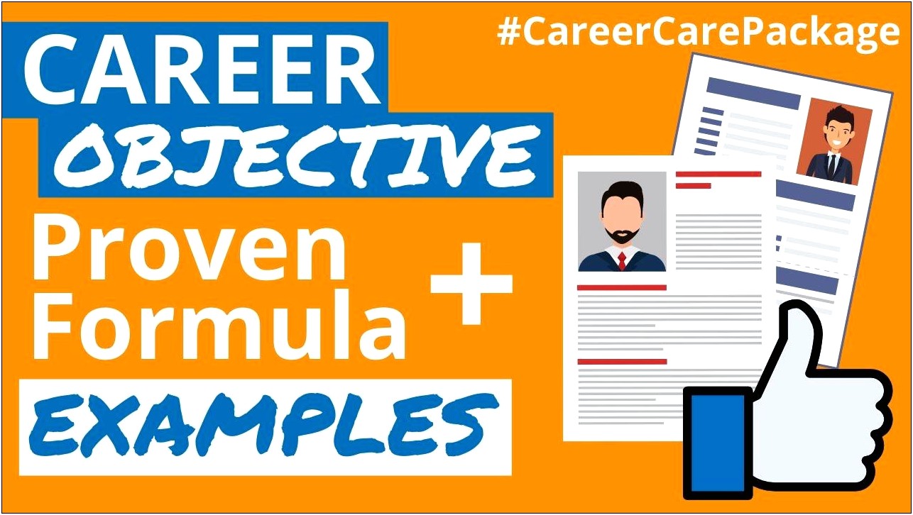 A Good Job Objective For Your Resume