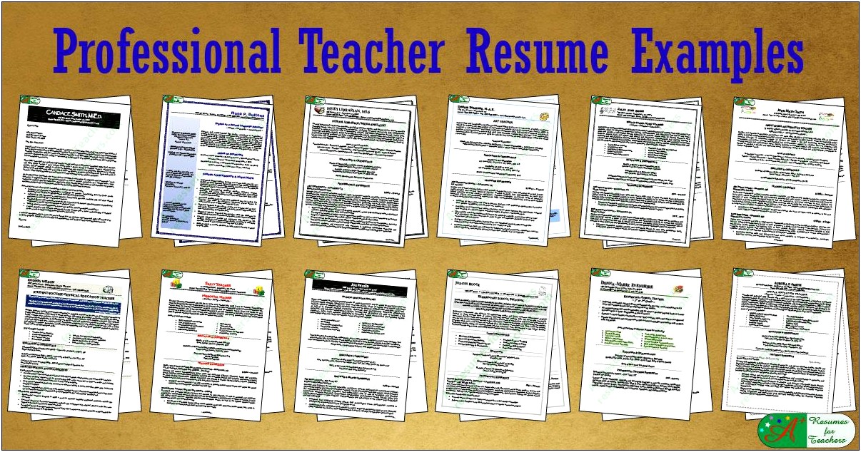 A Great Resume For Teacher Sample
