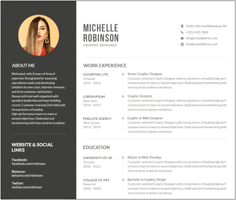 Absolutely Free Functional Resume Template Download