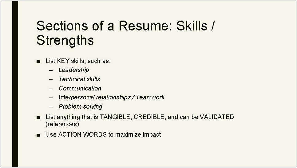 Action Words For Leadership On Resume