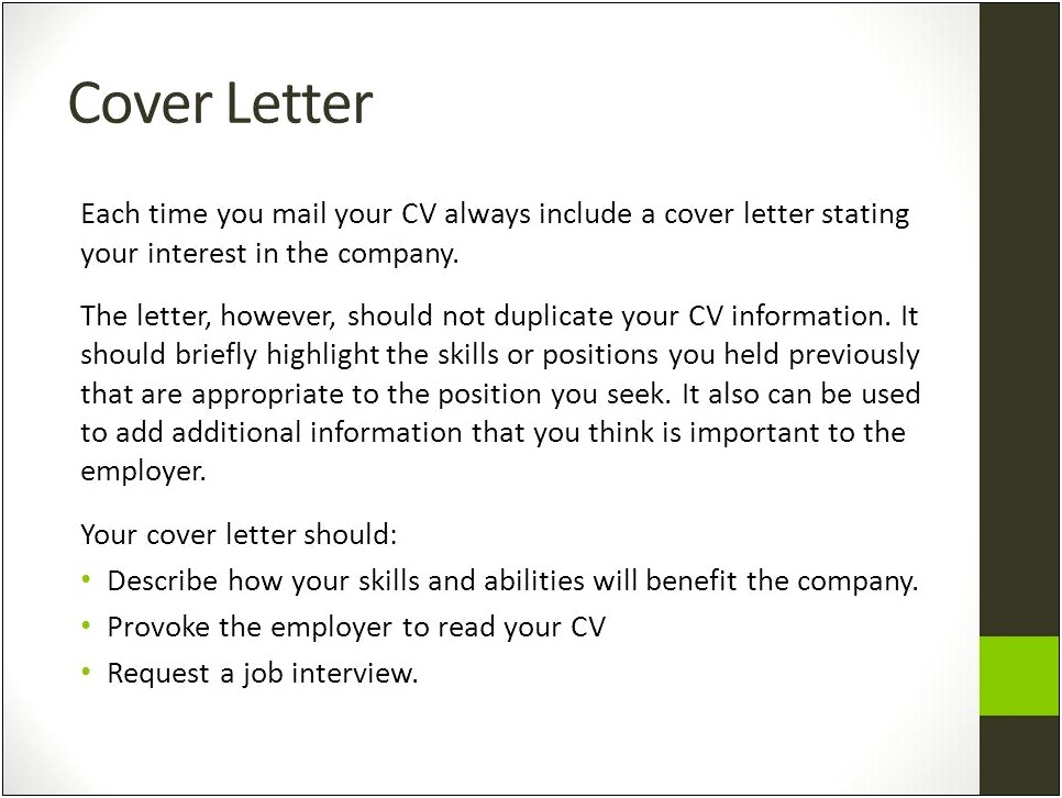 Add Cover Letter To Indeed Resume