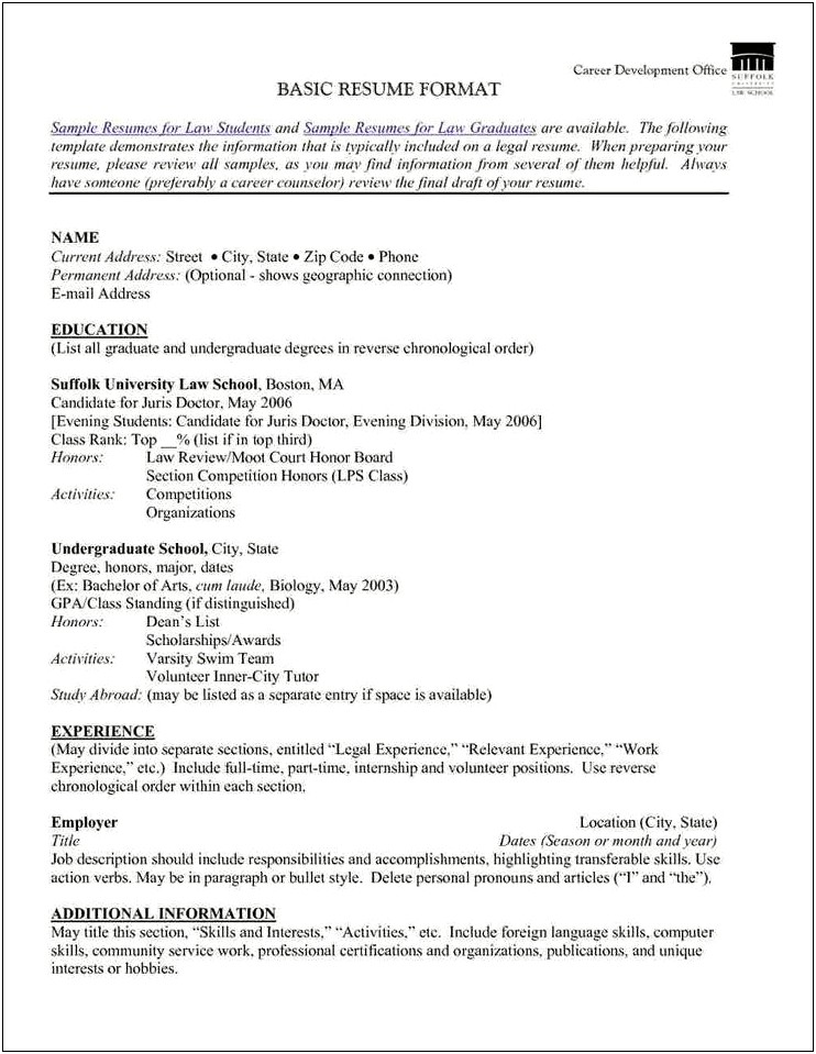 Additional Information For Resume Personal Skills