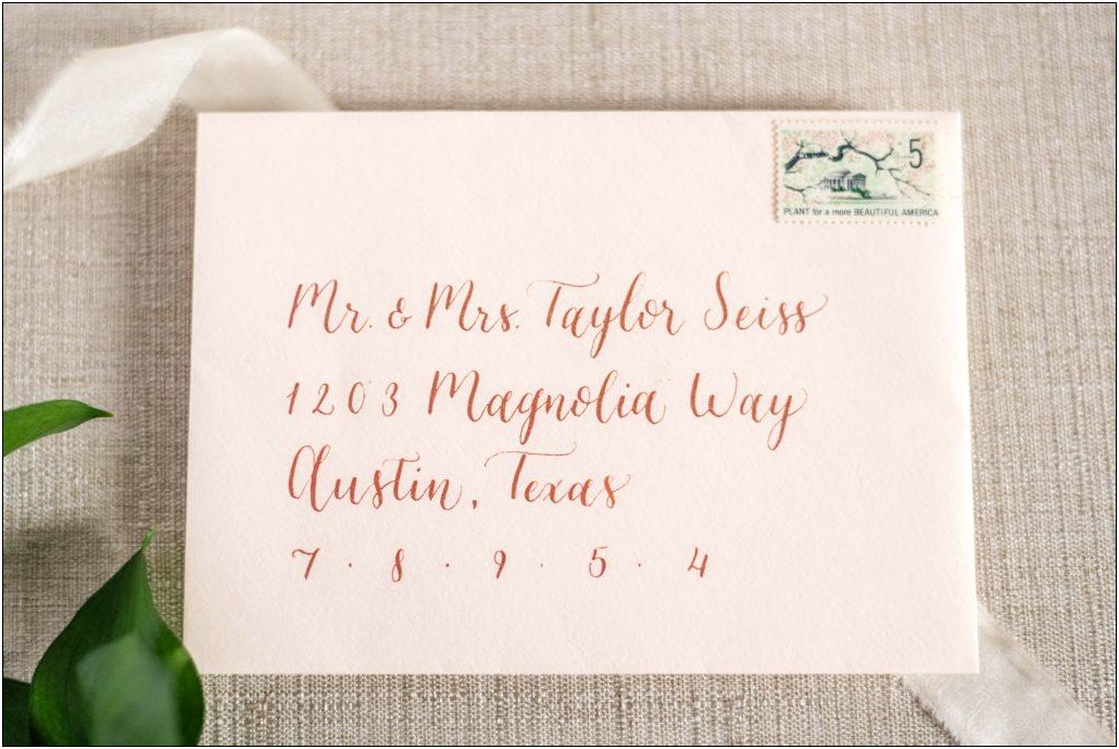 Addresses On Wedding Invites With Apartment Number